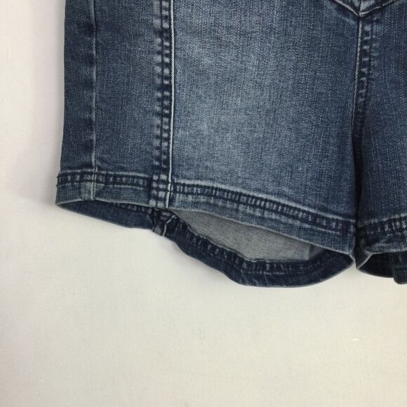 O'Neill Womens Marina Jean Shorts Denim Dark Wash Blue Grass Wash Size 27 NWT - Picture 3 of 16